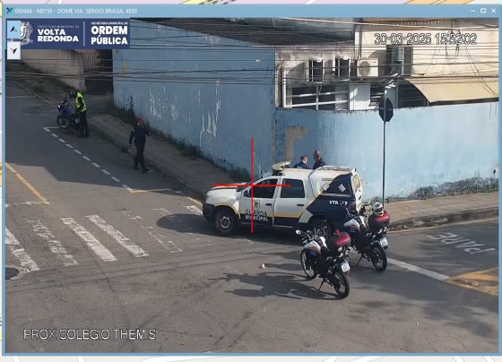 Suspeito de furtar ONG em VR é preso após ser flagrado por câmeras da Ordem Pública